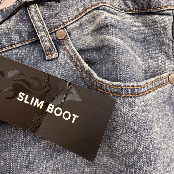 Torrid Womens Slim Boot Montecito Jeans Size 20 Medium Wash Denim Stretch Fit - Picture 9 of 15